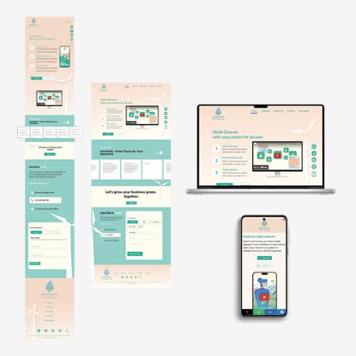 Green Touch landing page